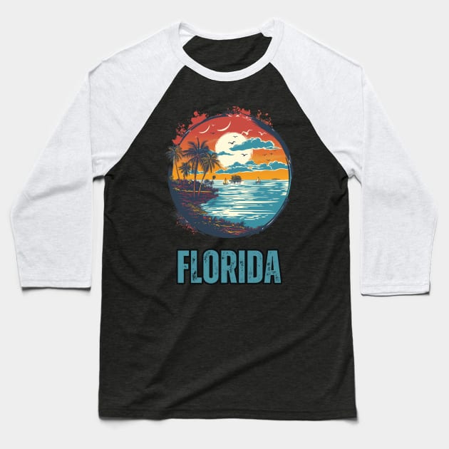 Florida State USA Baseball T-Shirt by Mary_Momerwids